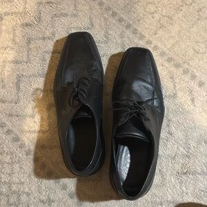 Men’s Black square toe Ecco Dress shoes